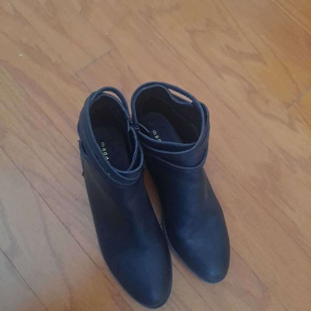 Madden Girl Black Ankle Booties